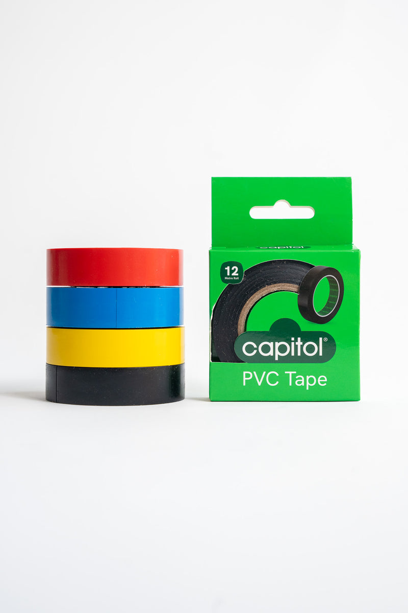 PVC Tape Assorted (12 Units)