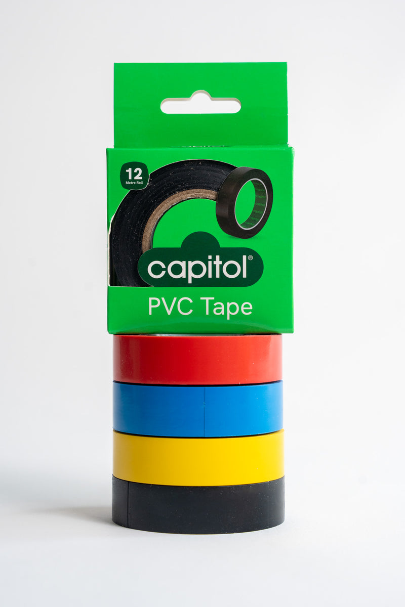PVC Tape Assorted (12 Units)