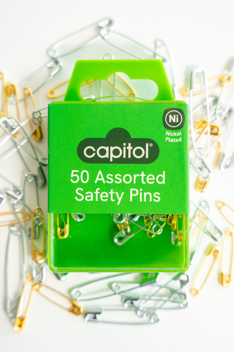 50 Safety Pins (6 Units)