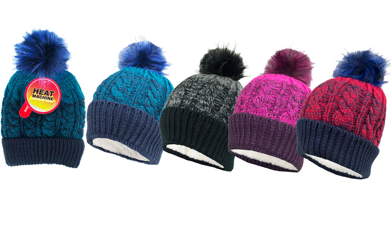 Heat Machine Ladies Twisted Hat (12 Units)
