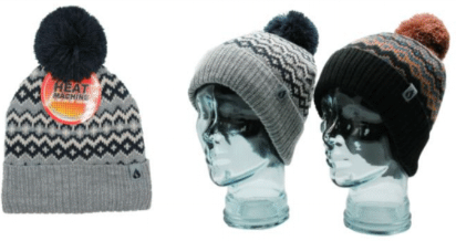 Heat Machine 3845 Men's Sherpa Lined Fairisle Bobble Hat (12 Units)