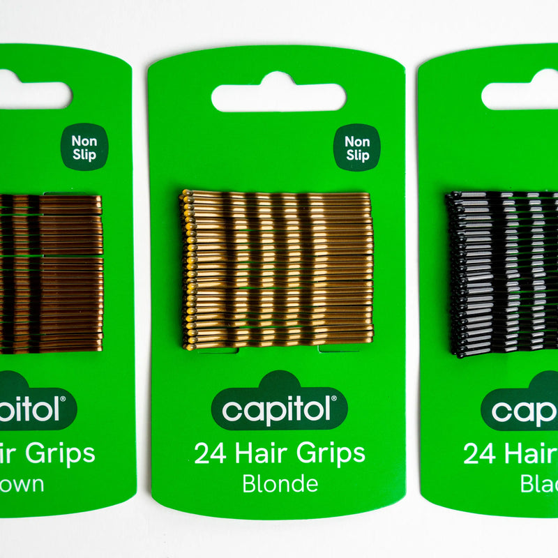 Black Hair Grips (6 Units)