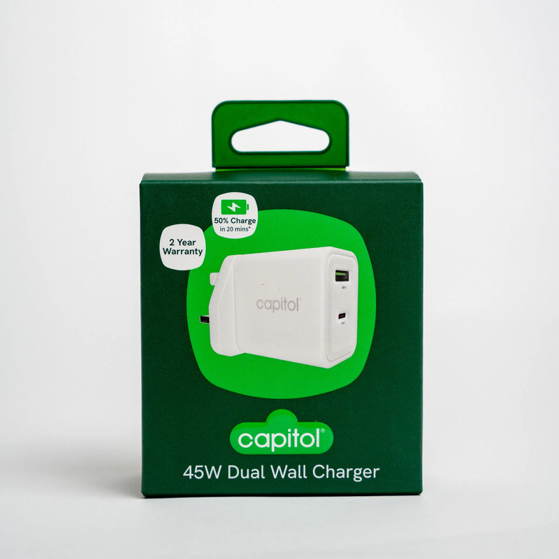 Dual Port Charger USB-C & USB-A (1 Unit)