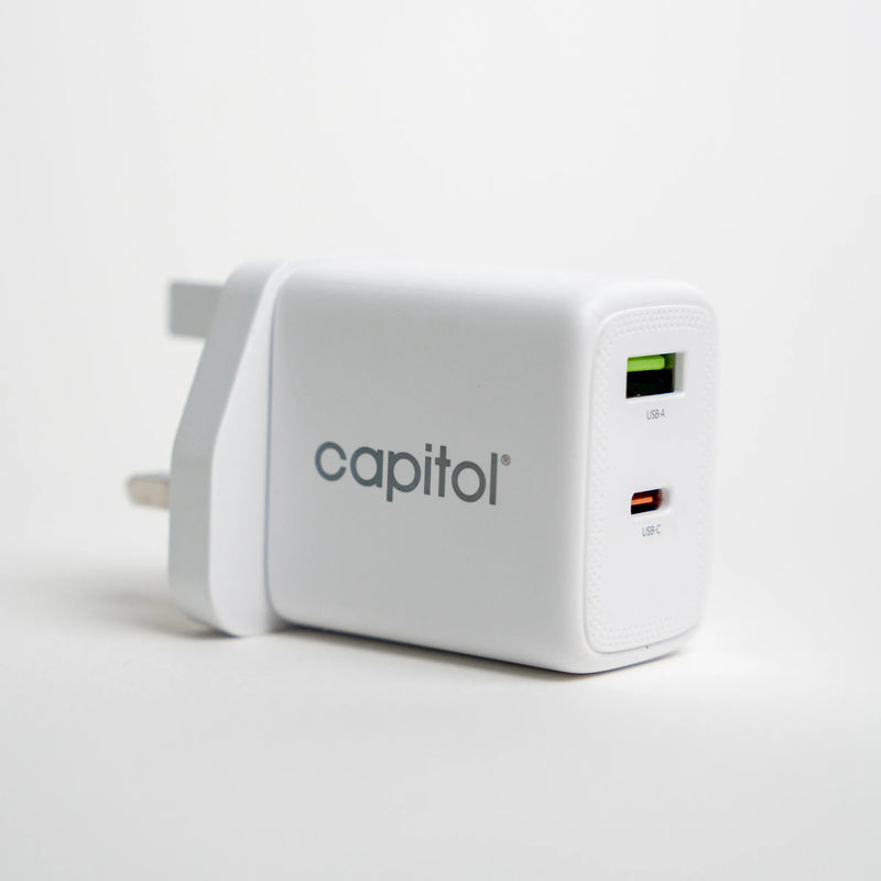 Dual Port Charger USB-C & USB-A (1 Unit)
