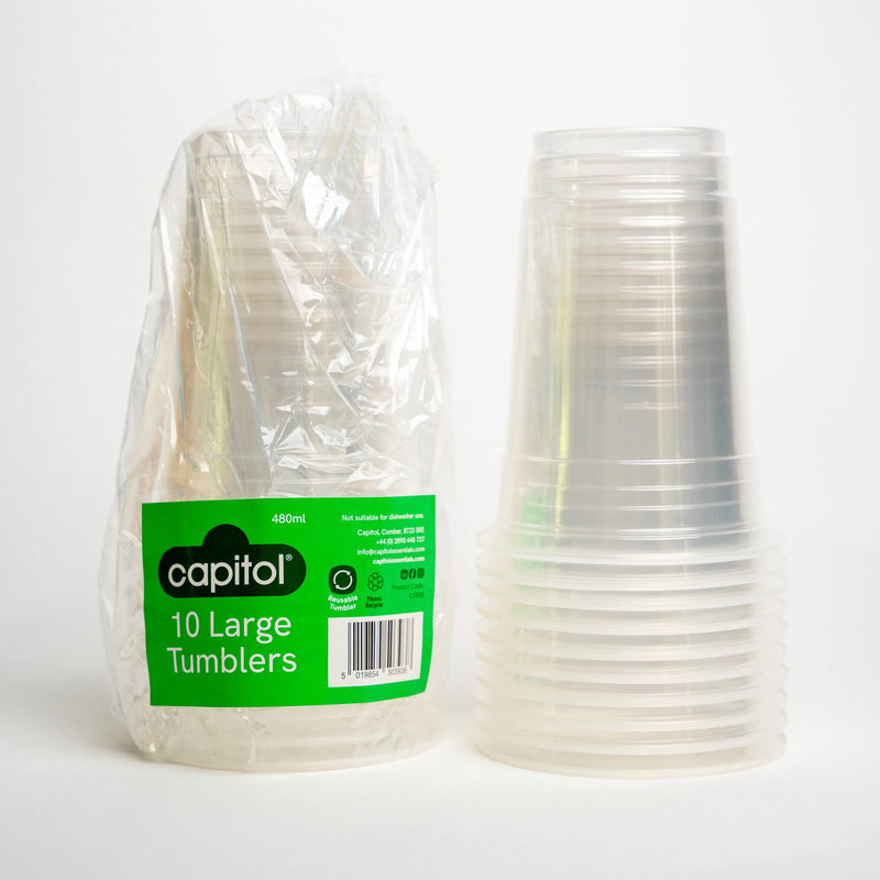 10 Large Tumblers (6 Units)