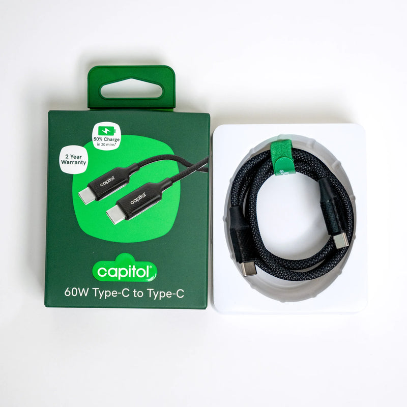 Type-C to Type-C Cable 1M (12 Units)